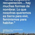 Tierra para vivir, feminismos para habitar