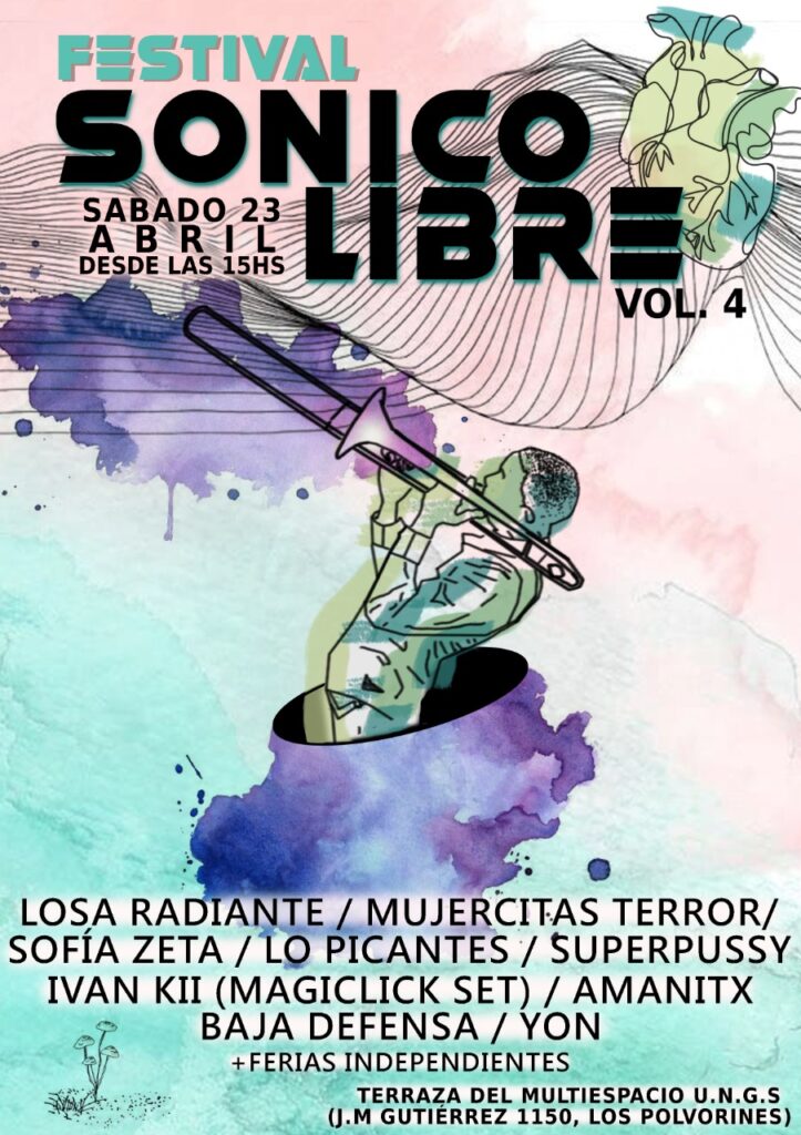 <span style='font-size:28px;'>Festival Sónico Libre</span><br> Canción y distorsión en el corazón del barrio